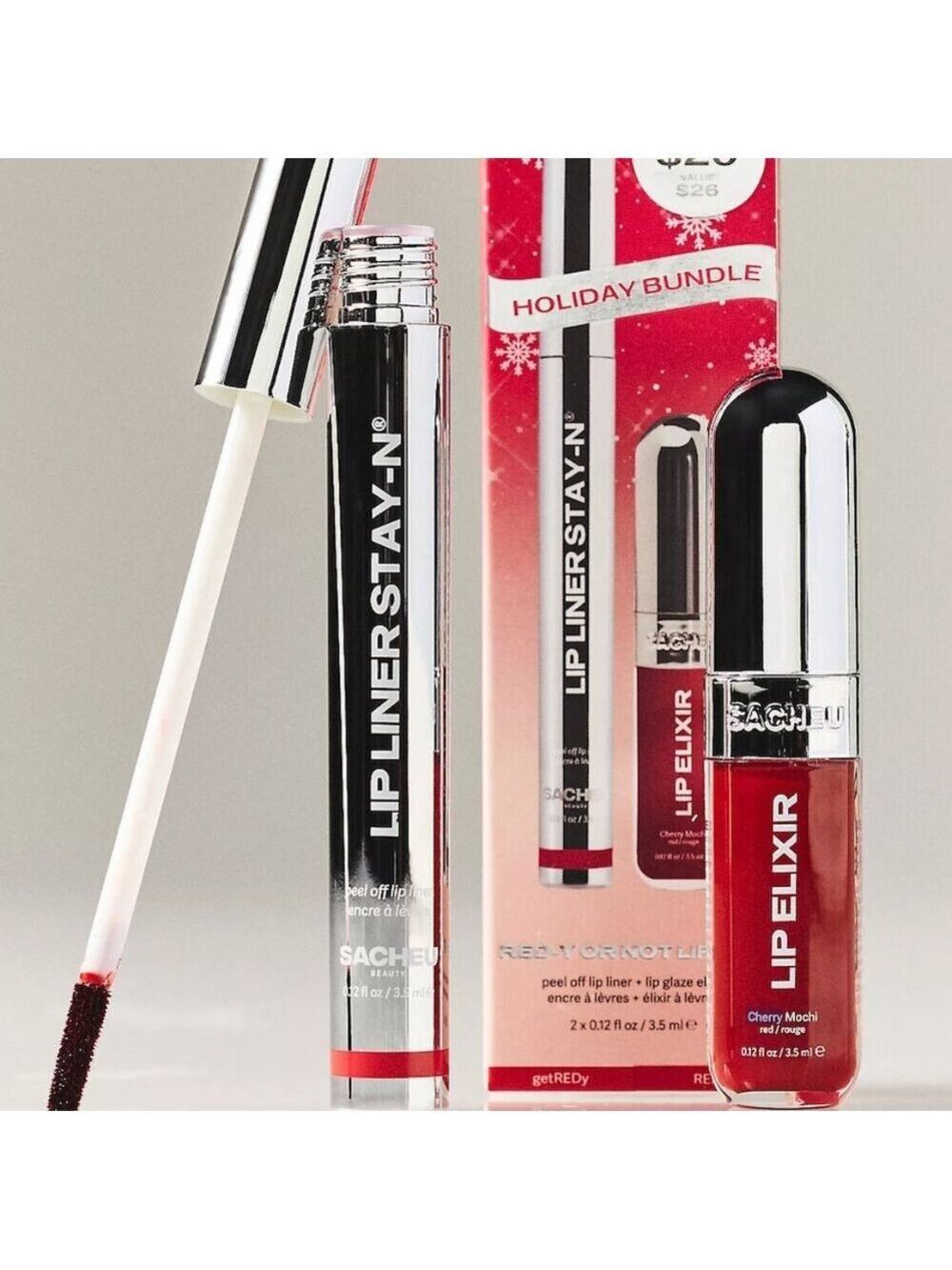 SACHEU Beauty Stay-N Red-Y or Not Duo - Picture 2 of 7